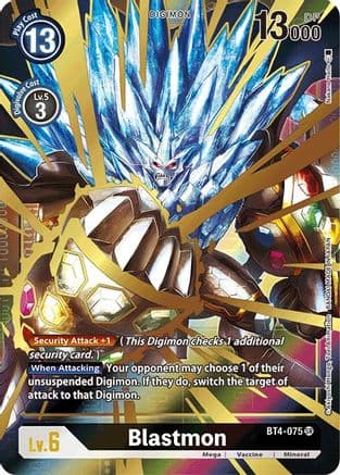 Blastmon (Alternate Art) — Great Legend Digimon Card Game card by Naochika Morishita