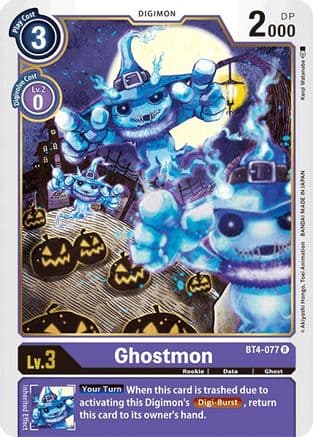 Ghostmon — Great Legend Digimon Card Game card by Kenji Watanabe