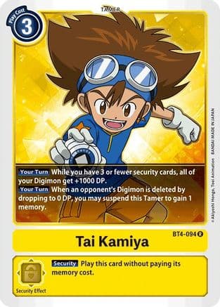 Tai Kamiya — Great Legend Digimon Card Game card by Akiyoshi Hongo, Toei Animation