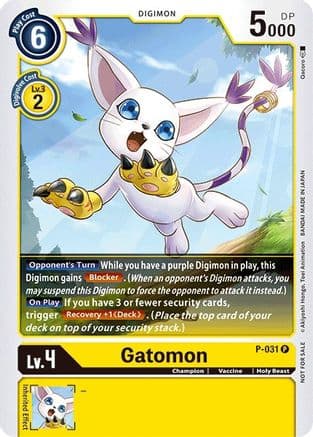 Gatomon - P-031 — Digimon Promotion Cards