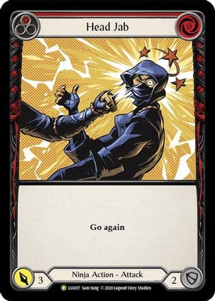 Head Jab (Red) - LGS017 — Flesh and Blood: Promo Cards