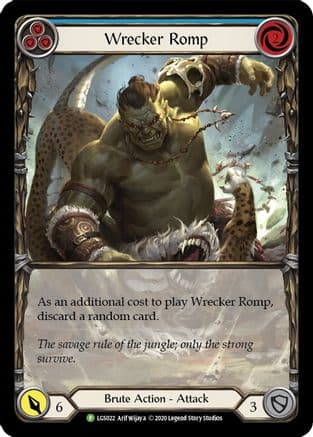 Wrecker Romp (Blue) - LGS022 — Flesh and Blood: Promo Cards