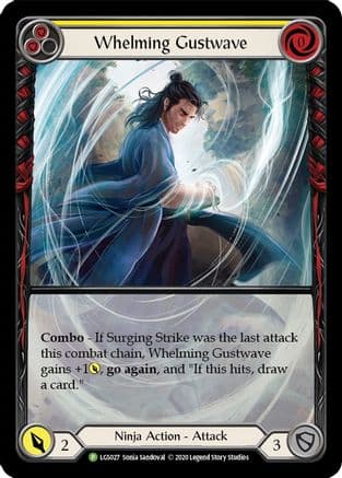 Whelming Gustwave (Yellow) - LGS027 — Flesh and Blood: Promo Cards