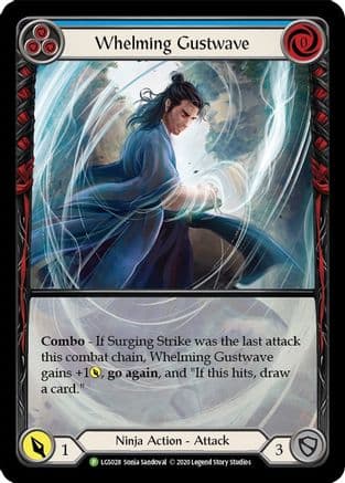 Whelming Gustwave (Blue) - LGS028 — Flesh and Blood: Promo Cards
