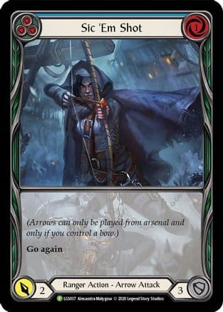 Sic 'Em Shot (Blue) - LGS037 — Flesh and Blood: Promo Cards