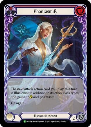 Phantasmify (Red) (Extended Art) - LGS054 — Flesh and Blood: Promo Cards