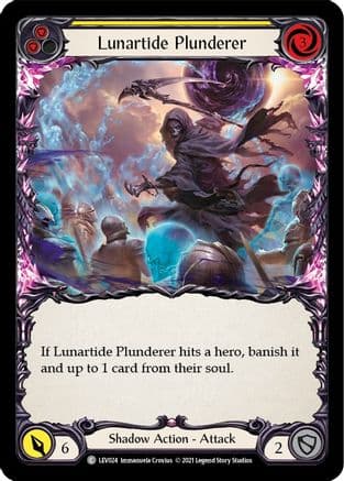 Lunartide Plunderer (Yellow) — Blitz Deck: Monarch - Levia Flesh and Blood card by Immanuel Grovuis