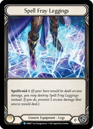 Spell Fray Leggings — Blitz Deck: Monarch - Prism Flesh and Blood card by Tian Thongjromroon