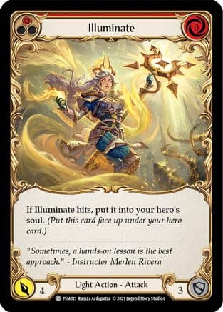 Illuminate (Red) — Blitz Deck: Monarch - Prism Flesh and Blood card by Ramza Ardyputra