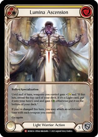 Lumina Ascension (Extended Art) — Flesh and Blood card
