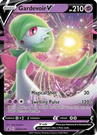 Gardevoir V - SWSH105 — SWSH: Sword & Shield Promo Cards Pokémon TCG card by 5ban Graphics