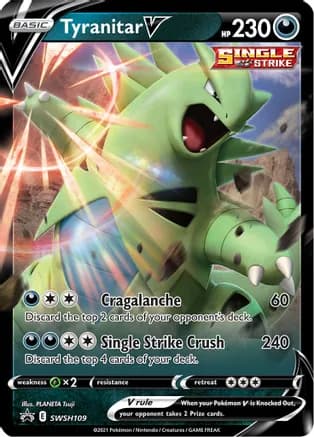 Tyranitar V - SWSH109 — SWSH: Sword & Shield Promo Cards