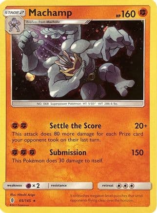 Machamp - 65/145 (Cosmos Holo) — Blister Exclusives Pokémon TCG card by 5ban Graphics