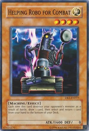 Helping Robo For Combat — Dark Revelation Volume 1 Yu-Gi-Oh! card by KAZUKI TAKAHASHI