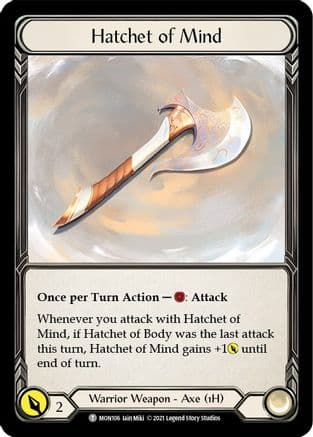 Hatchet of Mind // Spectral Shield — Monarch