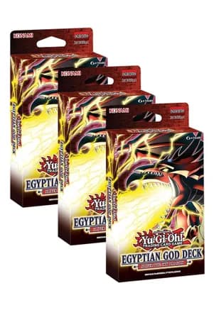 Egyptian God Deck: Slifer the Sky Dragon [1st Edition] - Set of 3 — Egyptian God Deck: Slifer the Sky Dragon