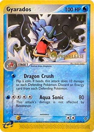 Gyarados - 32/97 (Prerelease) — Nintendo Promos Pokémon TCG card by Kouki Saitou