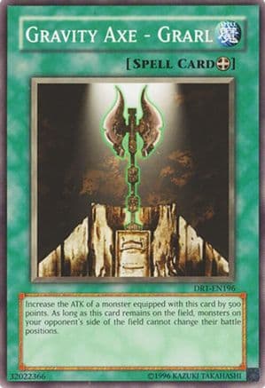 Gravity Axe - Grarl — Dark Revelation Volume 1 Yu-Gi-Oh! card by KAZUKI TAKAHASHI