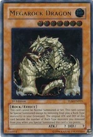 Megarock Dragon (UTR) — The Lost Millennium Yu-Gi-Oh! card by KAZUKI TAKAHASHI