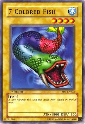 7 Colored Fish — Structure Deck: Fury from the Deep Yu-Gi-Oh! card by KAZUKI TAKAHASHI