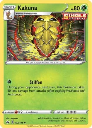 Kakuna — SWSH06: Chilling Reign Pokémon TCG card by nagimiso
