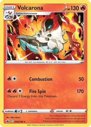Volcarona — SWSH06: Chilling Reign
