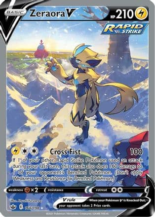 Zeraora V (Alternate Full Art) — Pokémon TCG card