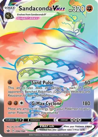 Sandaconda VMAX (Secret) — SWSH06: Chilling Reign