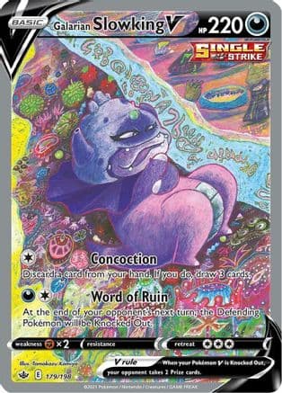 Galarian Slowking V (Alternate Full Art) — Pokémon TCG card