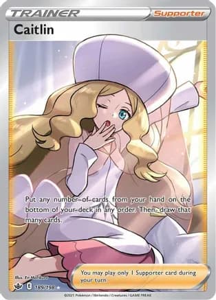 Caitlin (Full Art) — SWSH06: Chilling Reign