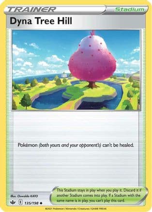 Dyna Tree Hill — SWSH06: Chilling Reign Pokémon TCG card by Oswaldo KATO