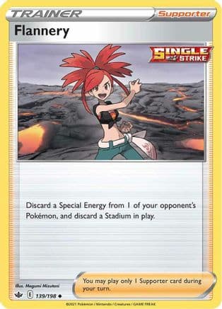 Flannery — SWSH06: Chilling Reign Pokémon TCG card by Megumi Mizutani