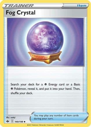 Fog Crystal — SWSH06: Chilling Reign Pokémon TCG card by sadaji