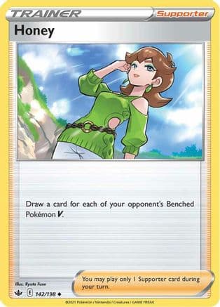Honey — SWSH06: Chilling Reign Pokémon TCG card by Ryuta Fuse
