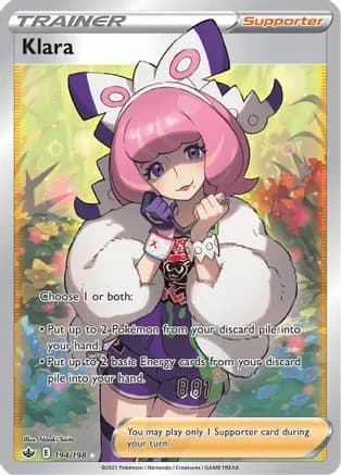 Klara (Full Art) — SWSH06: Chilling Reign