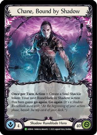 Chane, Bound by Shadow (Rainbow) - HER041 — Flesh and Blood: Promo Cards