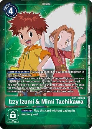 Izzy Izumi & Mimi Tachikawa (Box Topper) — Battle of Omni