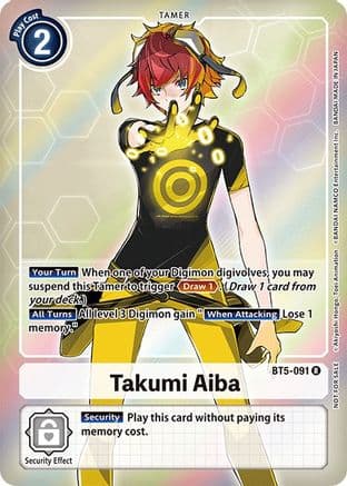 Takumi Aiba (Box Topper) — Battle of Omni