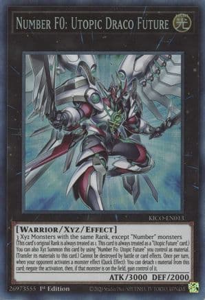 Number F0: Utopic Draco Future (CR) — King's Court Yu-Gi-Oh! card by Studio Dice/SHUEISHA, TV TOKYO, KONAMI