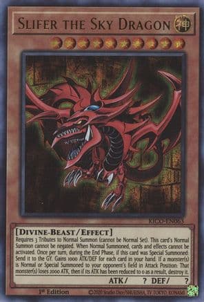 Slifer the Sky Dragon (Ultra Pharaoh's Rare) — Yu-Gi-Oh! card