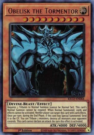 Obelisk the Tormentor (Ultra Pharaoh's Rare) — King's Court Yu-Gi-Oh! card by Unknown