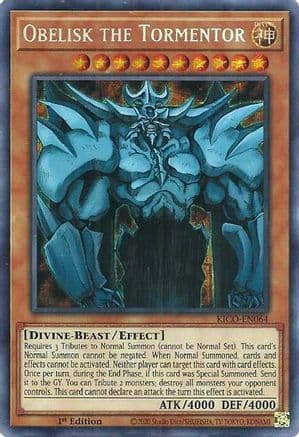 Obelisk the Tormentor (Secret Pharaoh's Rare) — Yu-Gi-Oh! card