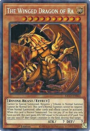 The Winged Dragon of Ra (Secret Pharaoh's Rare) — Yu-Gi-Oh! card