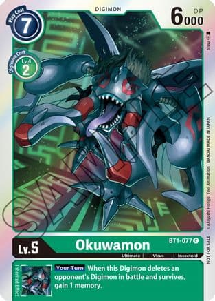 Okuwamon - BT1-077 (Event Pack 1) — Release Special Booster 1.0