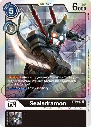 Sealsdramon - BT4-067 (Event Pack 1) — Great Legend