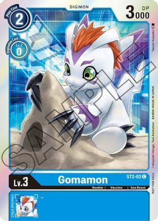 Gomamon - ST2-02 (Event Pack 1) — Starter Deck 02: Cocytus Blue