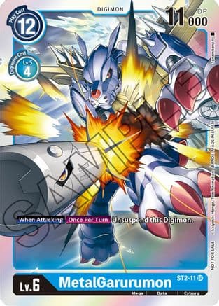 MetalGarurumon - ST2-11 (Event Pack 1) — Digimon Card Game card