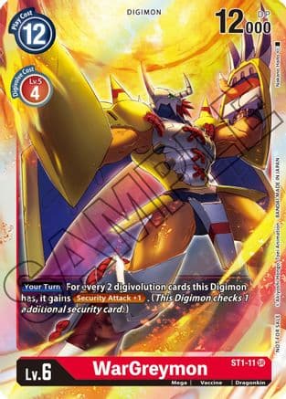 WarGreymon - ST1-11 (Event Pack 1) — Starter Deck 01: Gaia Red