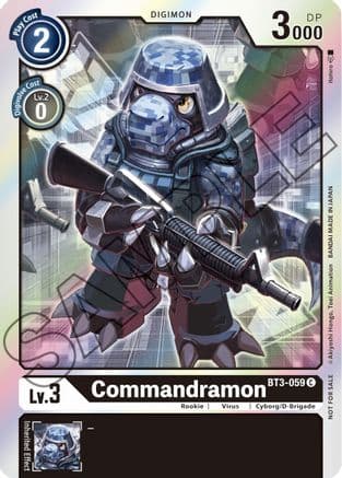 Commandramon - BT3-059 (Event Pack 1) — Release Special Booster 1.0
