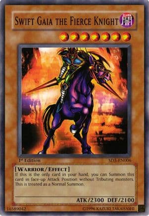 Swift Gaia the Fierce Knight — Structure Deck: Warrior's Triumph